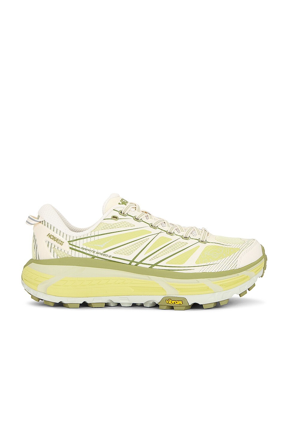 

Кроссовки женские U Mafate Speed 2 Hoka, цвет Eggnog & Celery Root
