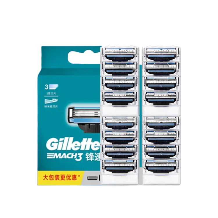 

Набор для бритья Fengsu с 3 лезвиями для мужчин, 8 шт Gillette, sharpness 3 triple-layer blades blade head *16