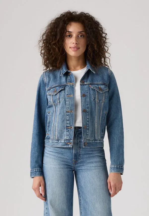 Оригинальная джинсовая куртка дальнобойщика Levi'S, Blue Denim — фото 2