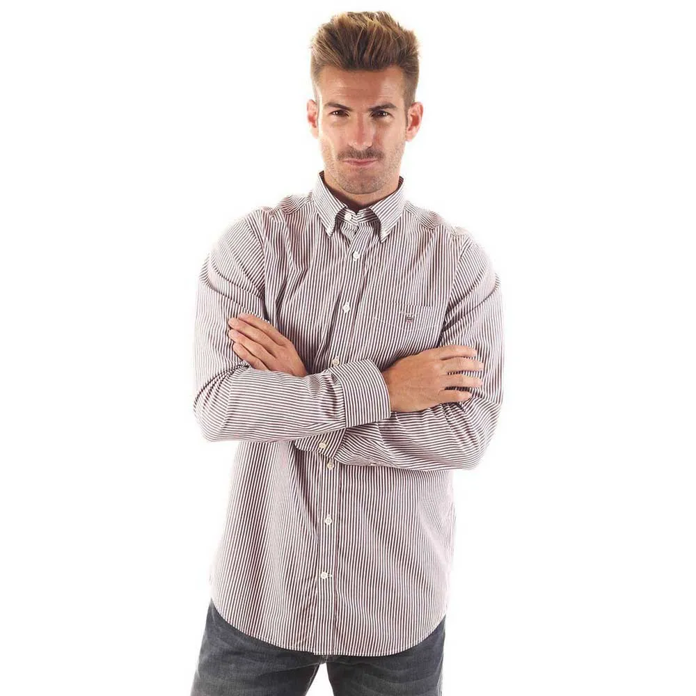 

Рубашка Gant Broadcloth Banker, серый