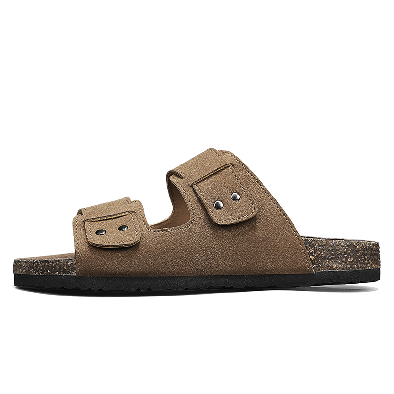 

Jinho Мужские устойчивые к истиранию нескользящие шлепанцы Camel, цвет Camel