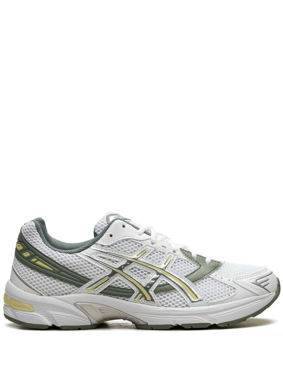 

ASICS кроссовки GEL-1130 White/Jade/Yellow, белый, Серый, ASICS кроссовки GEL-1130 White/Jade/Yellow, белый