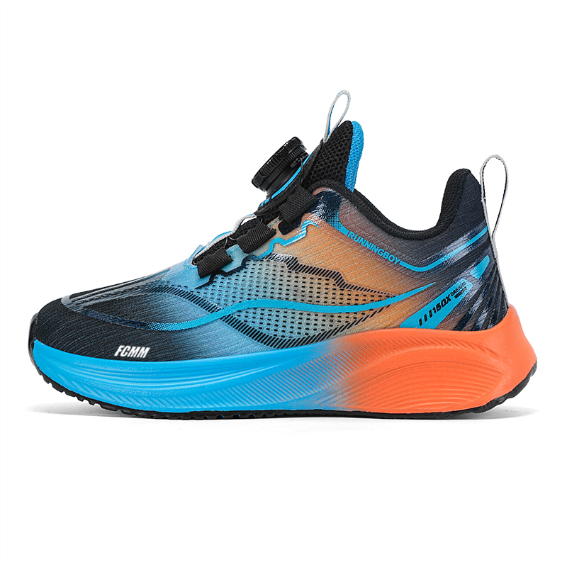 

Детские кроссовки для бега FCMM, черный/синий/оранжевый