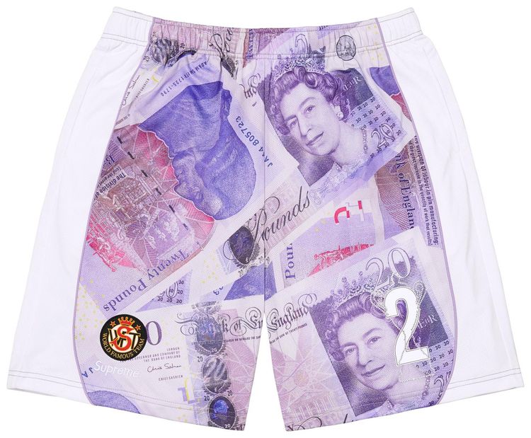 

Футбольные шорты Supreme Pounds, белые