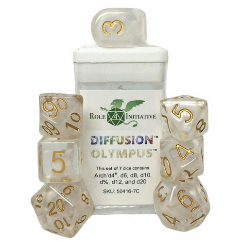 

Аксессуары Role 4 Initiative R4I Dice w/ Arch'd4: Diffusion - Olympus (7)