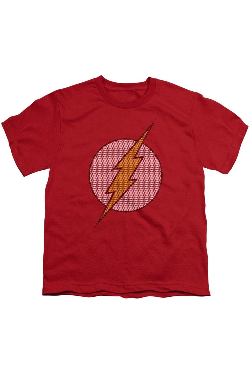 

Футболка DC Comics Flash с маленькими логотипами для детей Gildan, красный