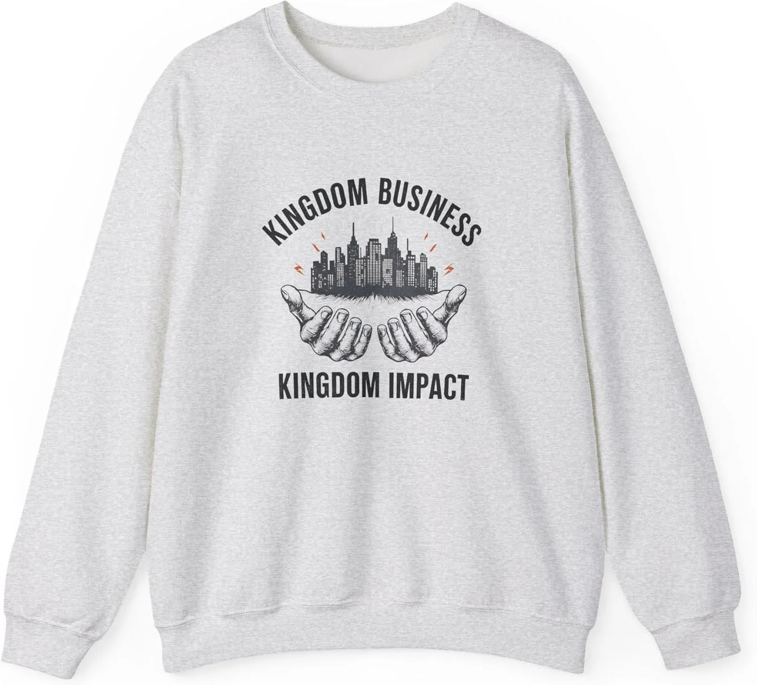 

Толстовка Kingdom Business Kingdom Impact с мотивирующим дизайном для предпринимателей Good Vibes Alpha