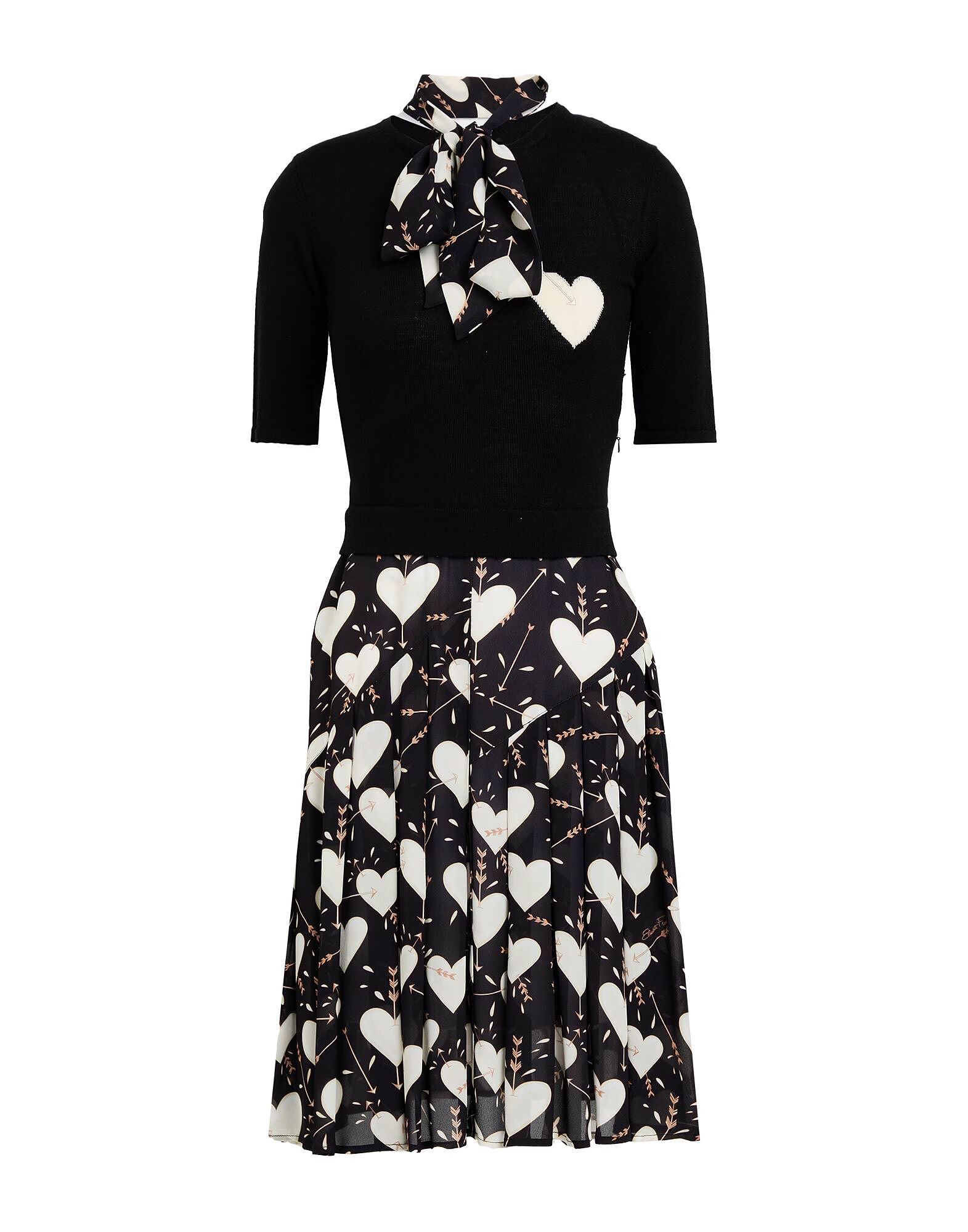 

Платье миди Elisabetta Franchi, черный