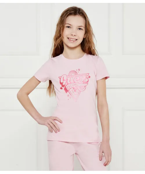 

Футболка Regular fit Guess, розовый