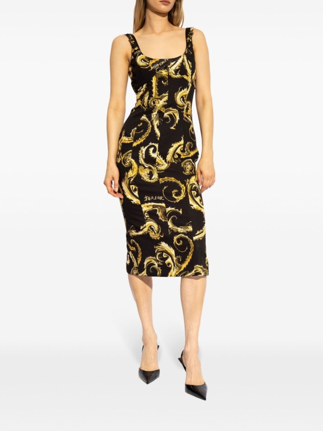 

Versace Jeans Couture платье на бретельках, черный