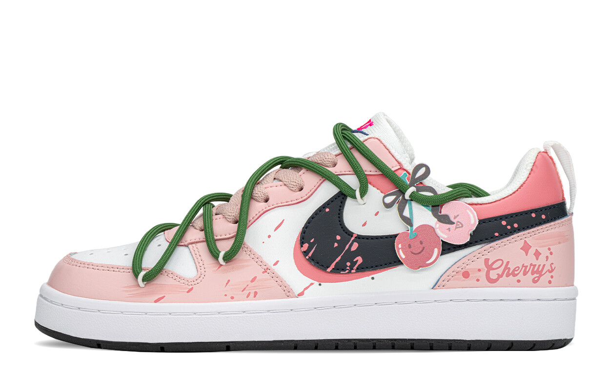 

Женские кроссовки для скейтбординга Nike Court Borough Low, Pink/ Black