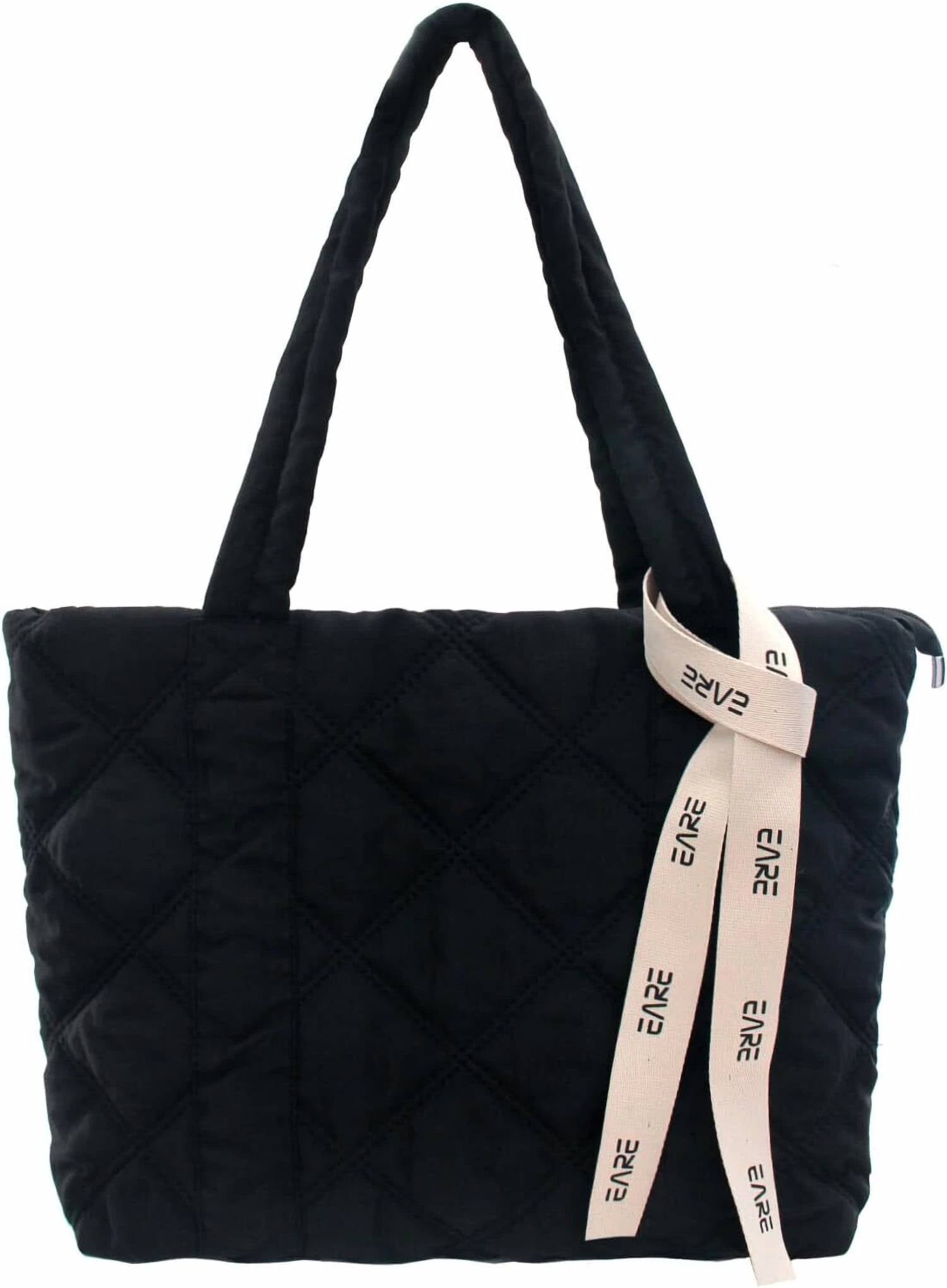 

Женская сумка через плечо с раздельным швом в черном цвете VividLux