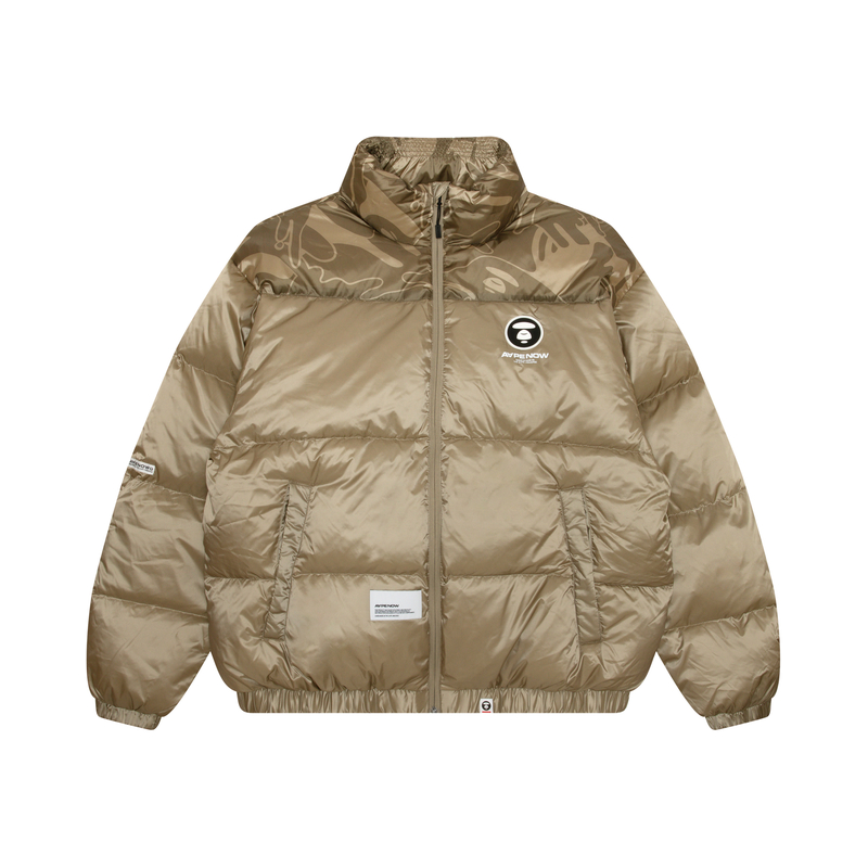 

Куртка-пуховик Moonfasce от *A Bathing APE Aape, Brown BGD, Коричневый, Куртка-пуховик Moonfasce от *A Bathing APE Aape, Brown BGD