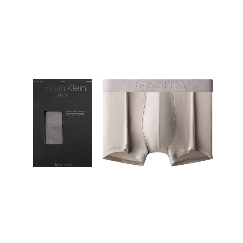 

Calvin Klein Мужские боксеры, цвет 1 strip (Star Grey)