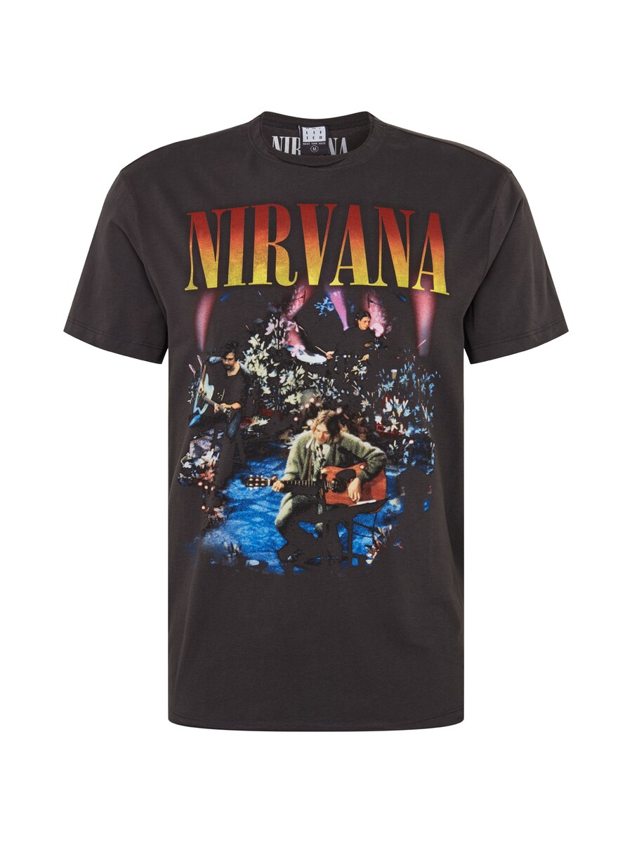 

Классическая футболка AMPLIFIED Regular fit Shirt NIRVANA LIVE IN NEW YORK, темно-серый