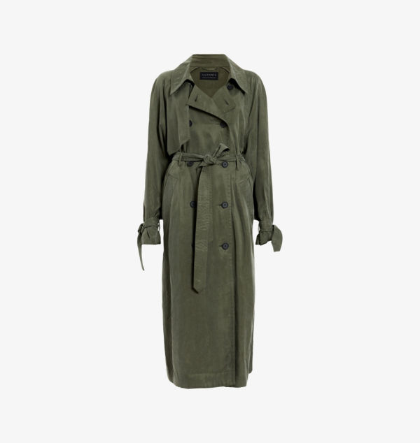 

Пальто-Тренч Linnie с поясом Allsaints, фиолетовый