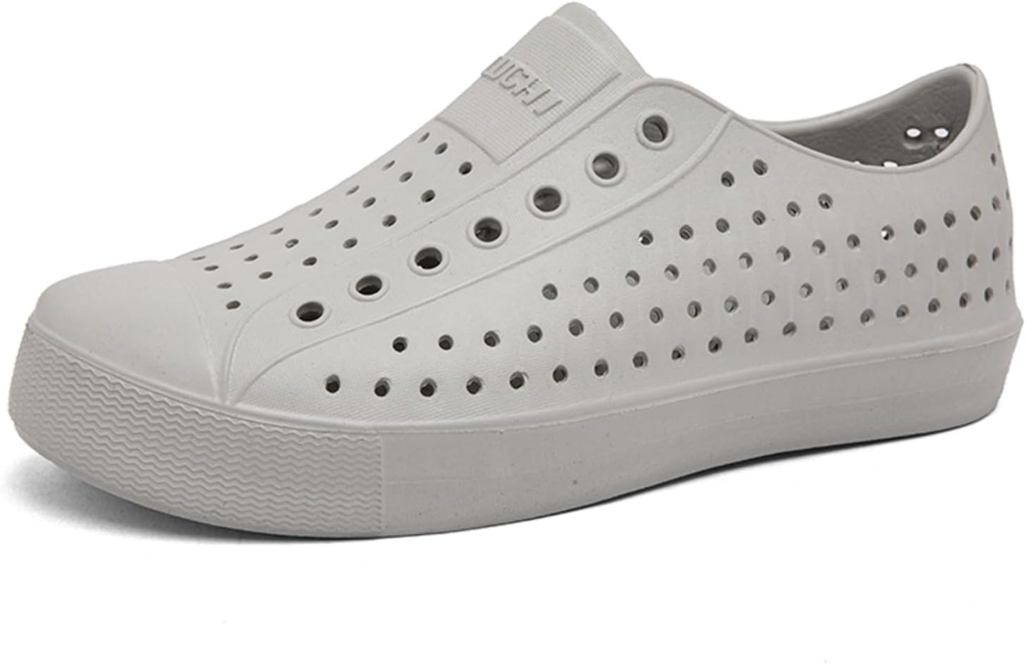 

Водонепроницаемые садовые сабо для мужчин и женщин - легкие дышащие тапочки из ЭВА - удобная нескользящая повседневная обувь для улицы, пляжа и ежедневного ношения Fliozy, светло-серый