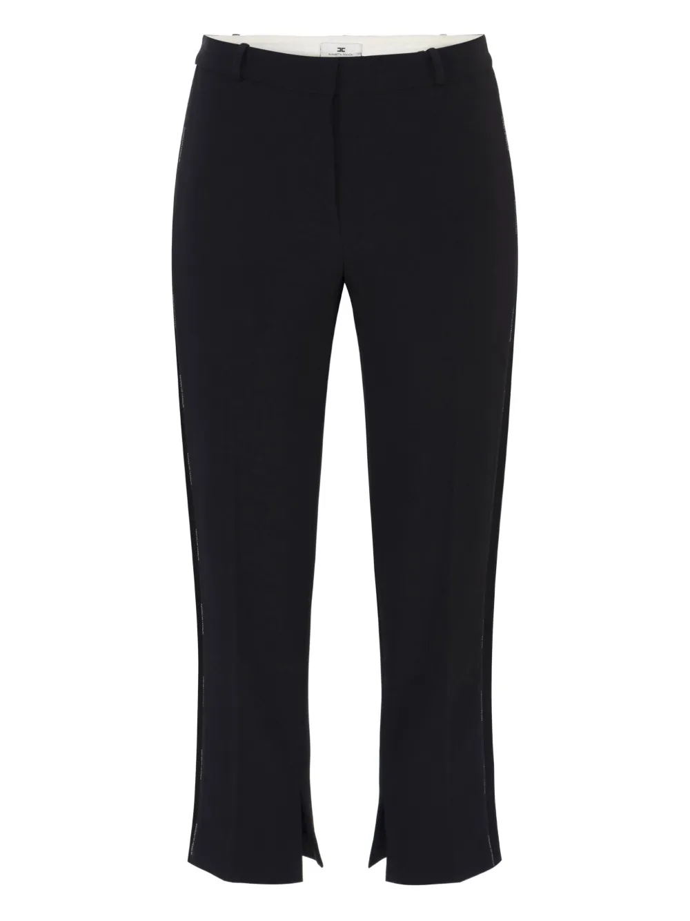 

Креповые брюки Elisabetta Franchi, черный
