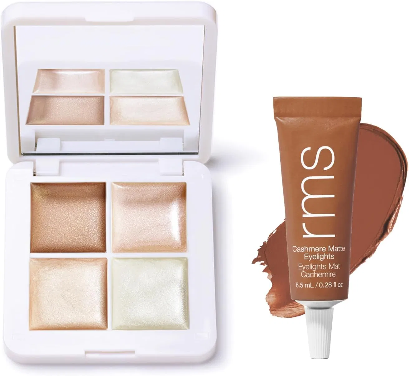 Набор косметики люминайзер и матовые тени для век RMS Beauty