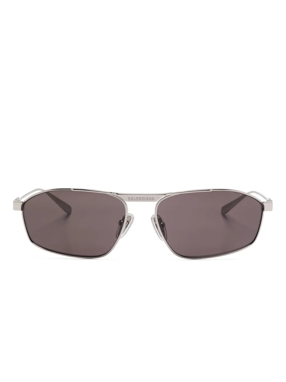 

Солнцезащитные очки Tag 3.0 в D-образной оправе Balenciaga Eyewear, серебяный