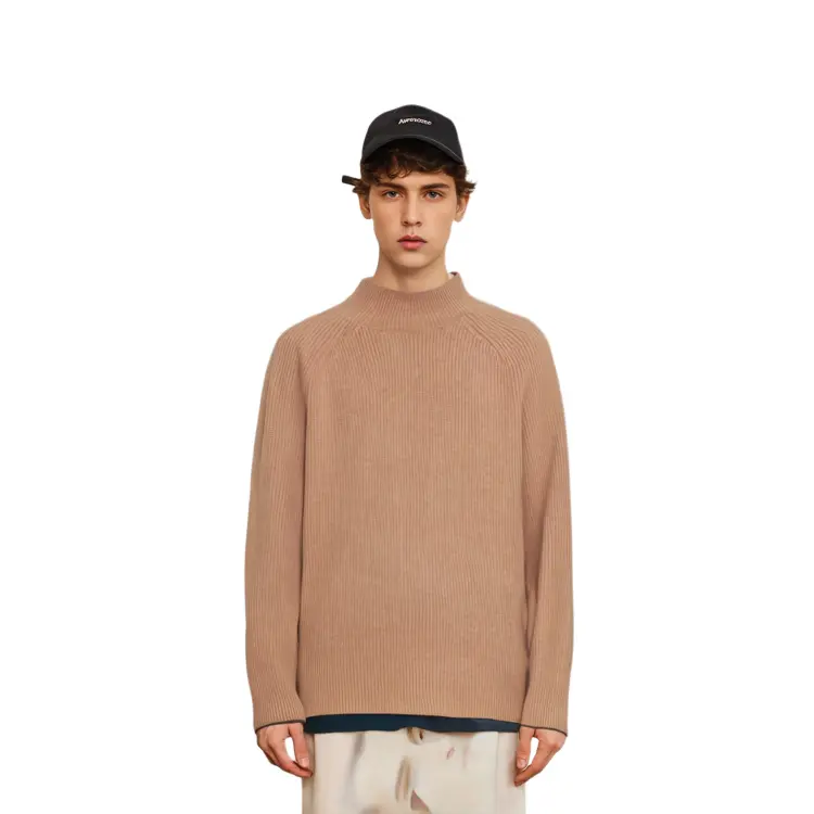 

UNIQLO Мужской трикотаж, цвет 34 camel