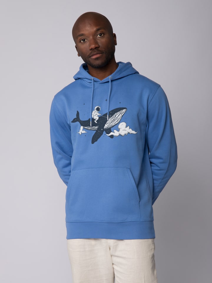 

Толстовка wat Apparel Sweatshirt Spacewhale, цвет Bright Blue