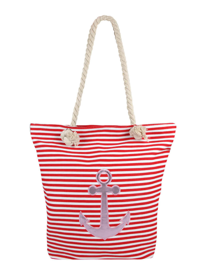 

Пляжная сумка-тоут красного цвета Yuhu