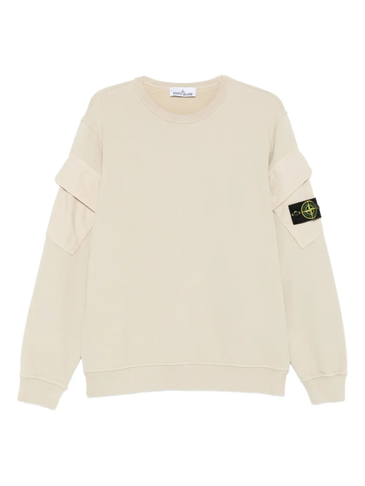 

Хлопковая толстовка с логотипом Stone Island Compass, нейтральный