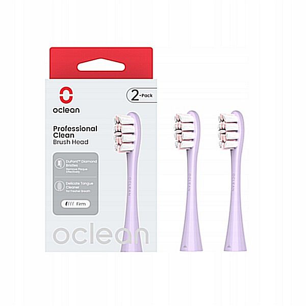 

Цифровые звуковые насадки для зубной щетки Violet x pro, 2 шт./1 упаковка Oclean Professional clean p1c13
