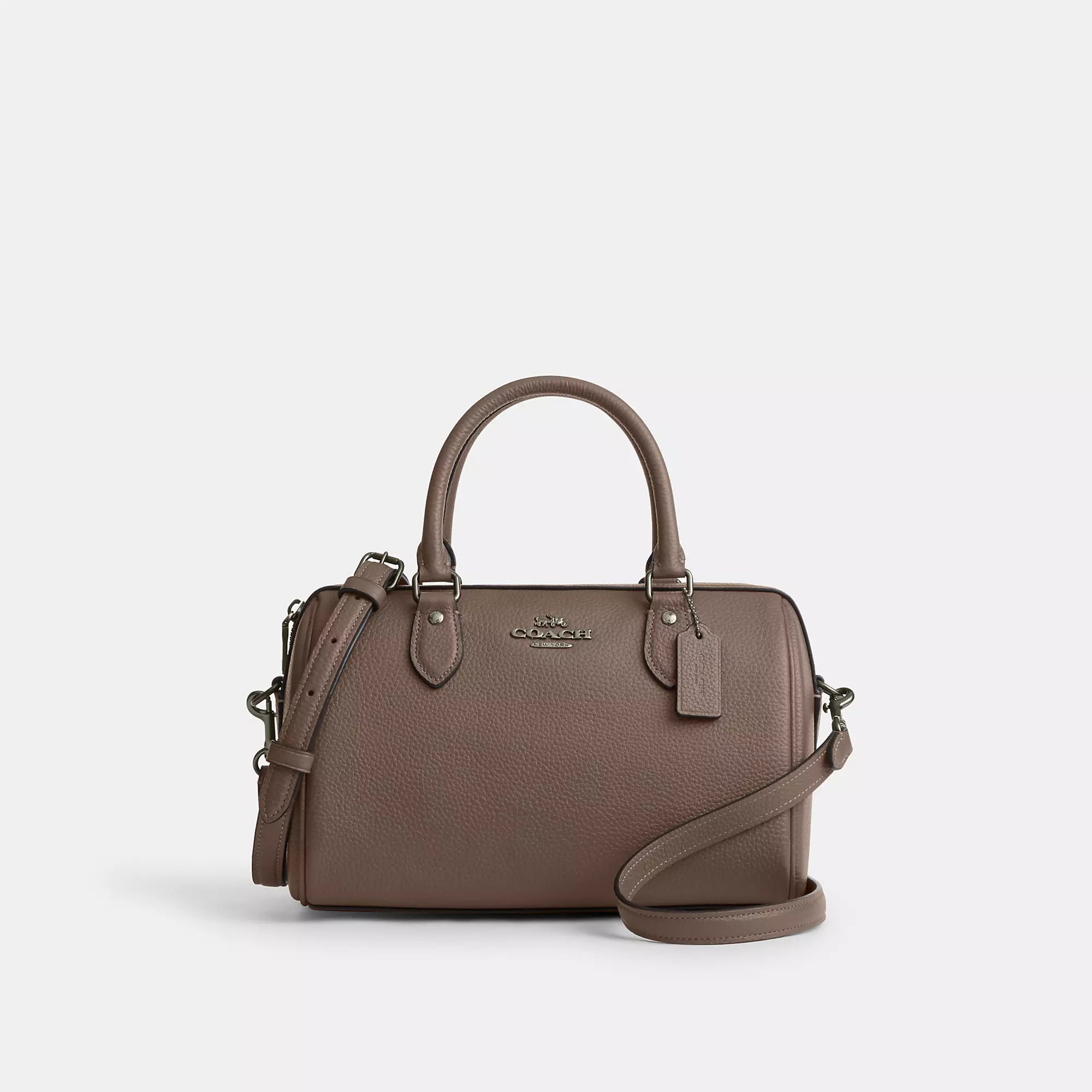 

Сумка-портфель Coach Outlet Rowan, цвет dark stone