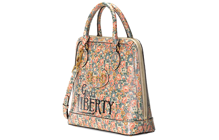 Женская сумка GUCCI Liberty Collaboration Leather Dome — фото 2