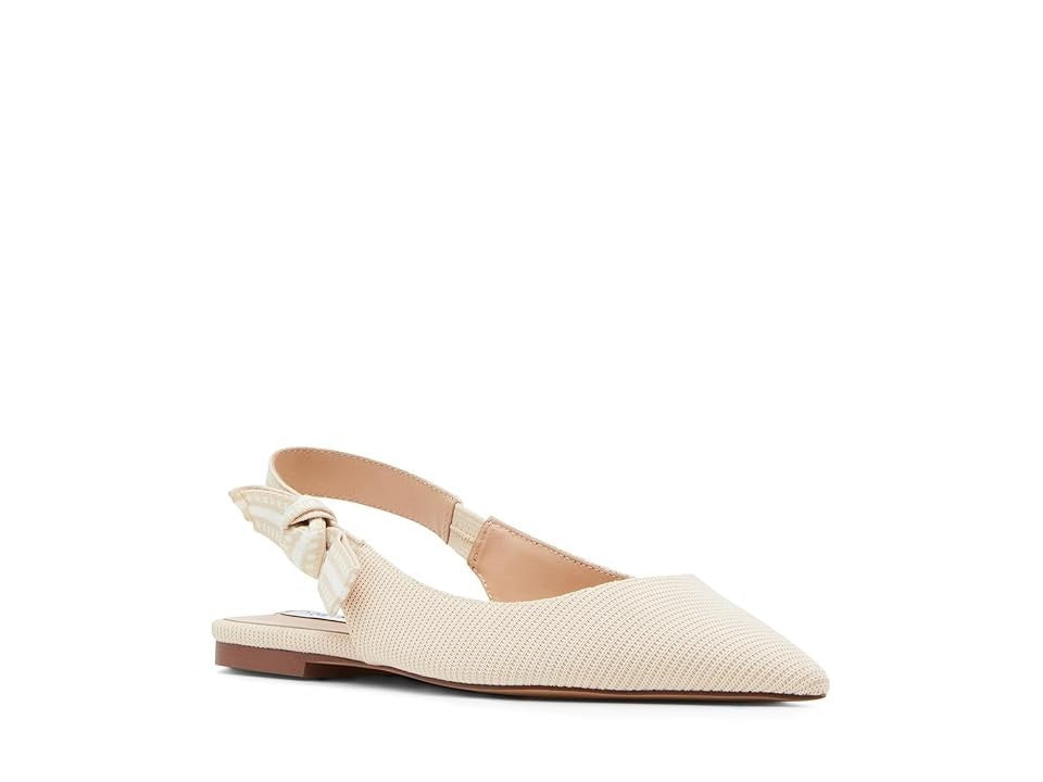 Стильные мюли Steve Madden Olsen с заостренным мысом и ремешком на щиколотке, бежевый — фото 2