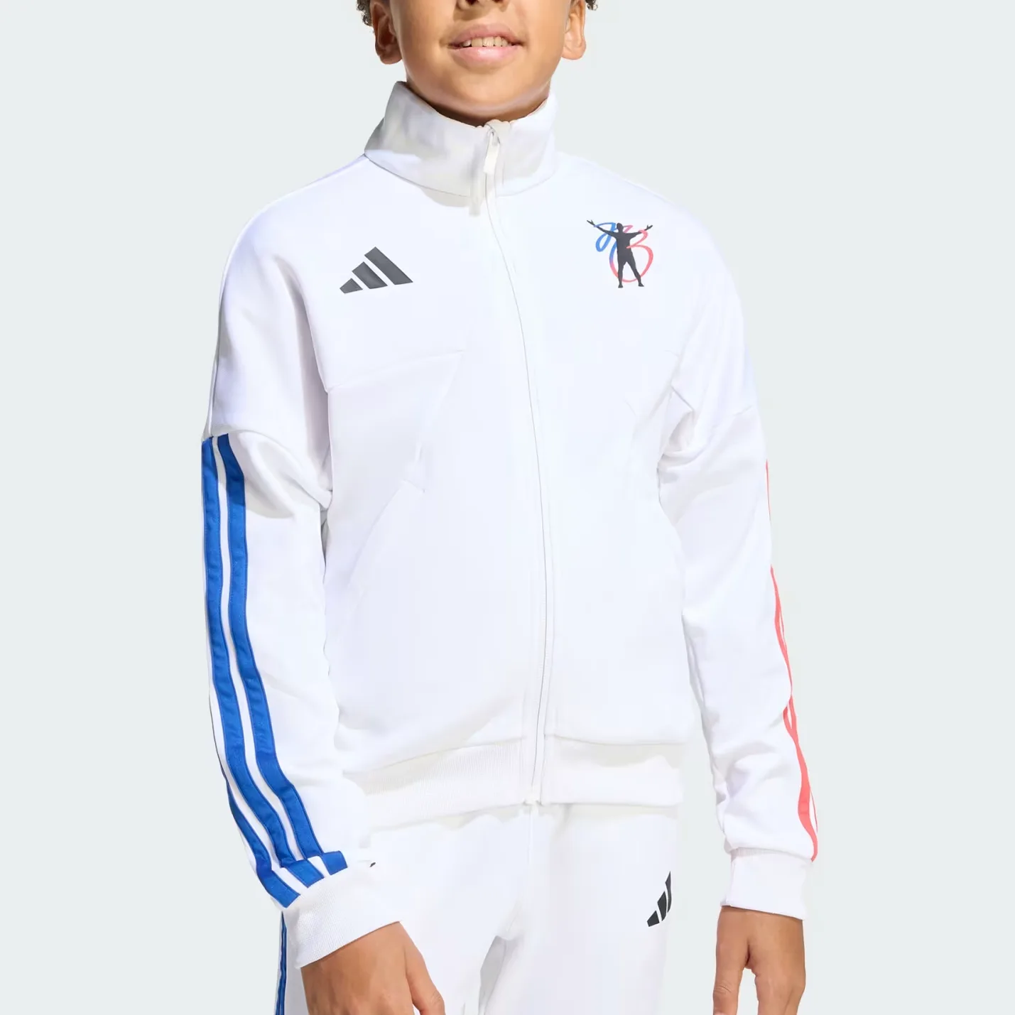Куртка Jude Bellingham Training Tracktop Kids' Adidas, белый — фото 3