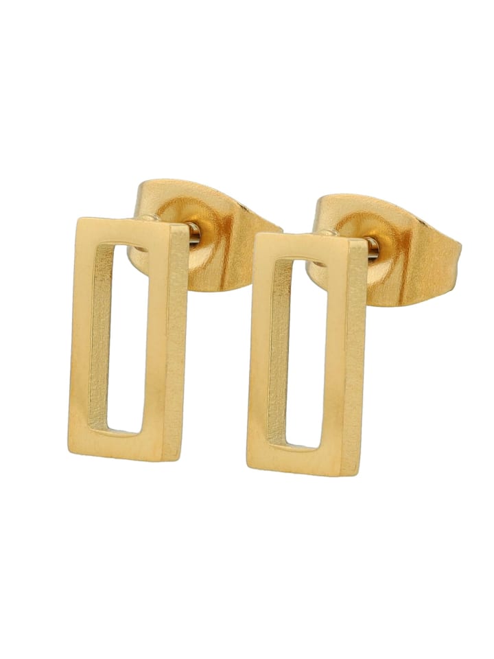 

Adeliás Женские серьги - серьги-гвоздики из нержавеющей стали в золотом исполнении