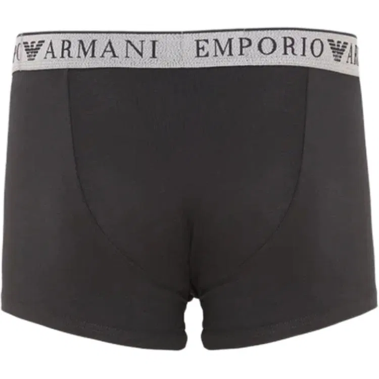 Боксеры EMPORIO ARMANI 2 шт. черный+серый — фото 4