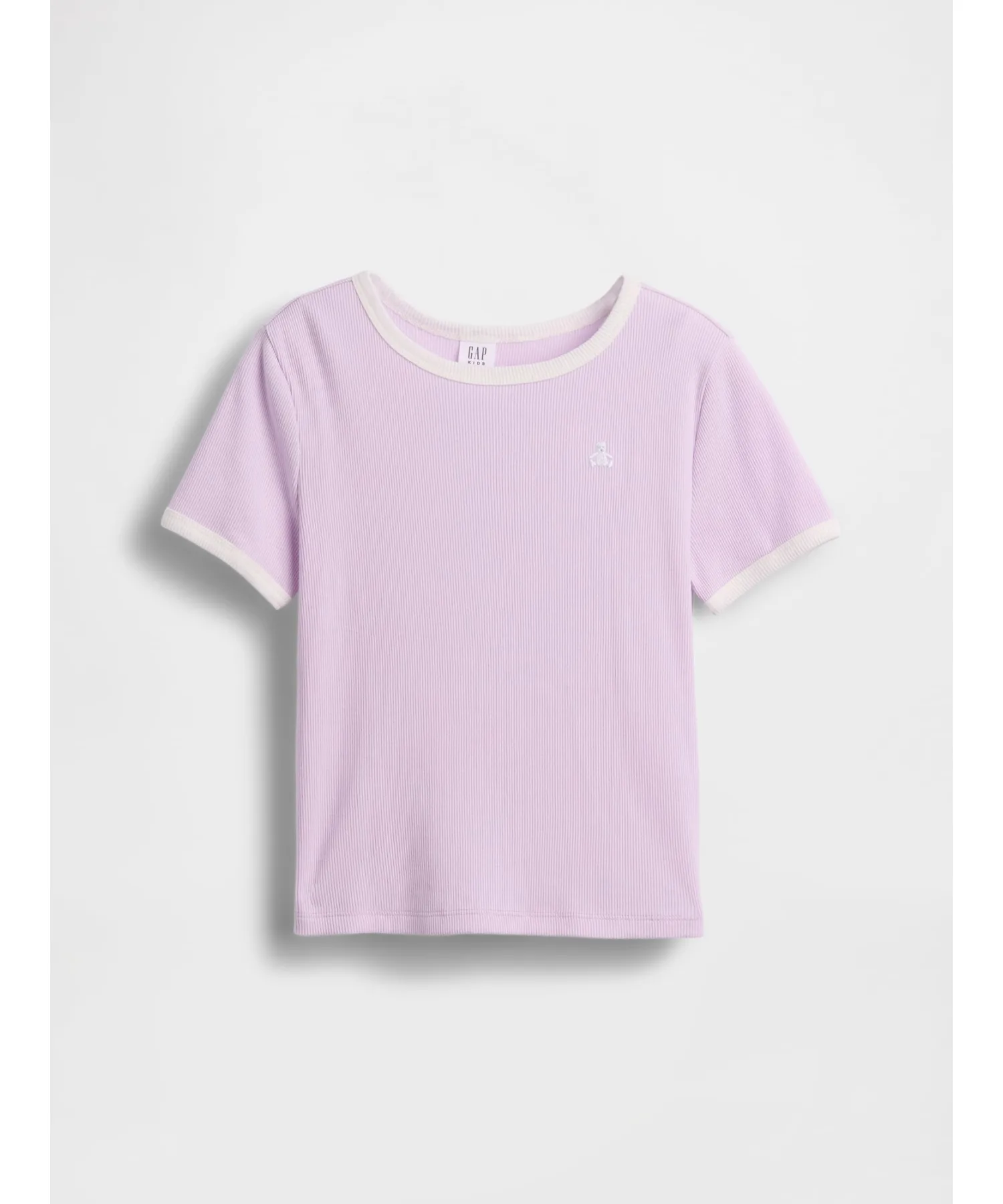 Детская футболка с логотипом Gap из 100% хлопка черная — фото 2