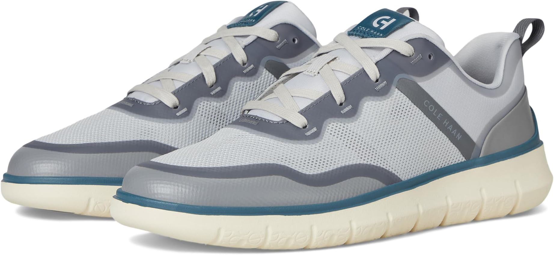 

Кроссовки Cole Haan Generation Zerogrand Textured Sneakers, цвет Micro Chip/Sea Stone/Ivory