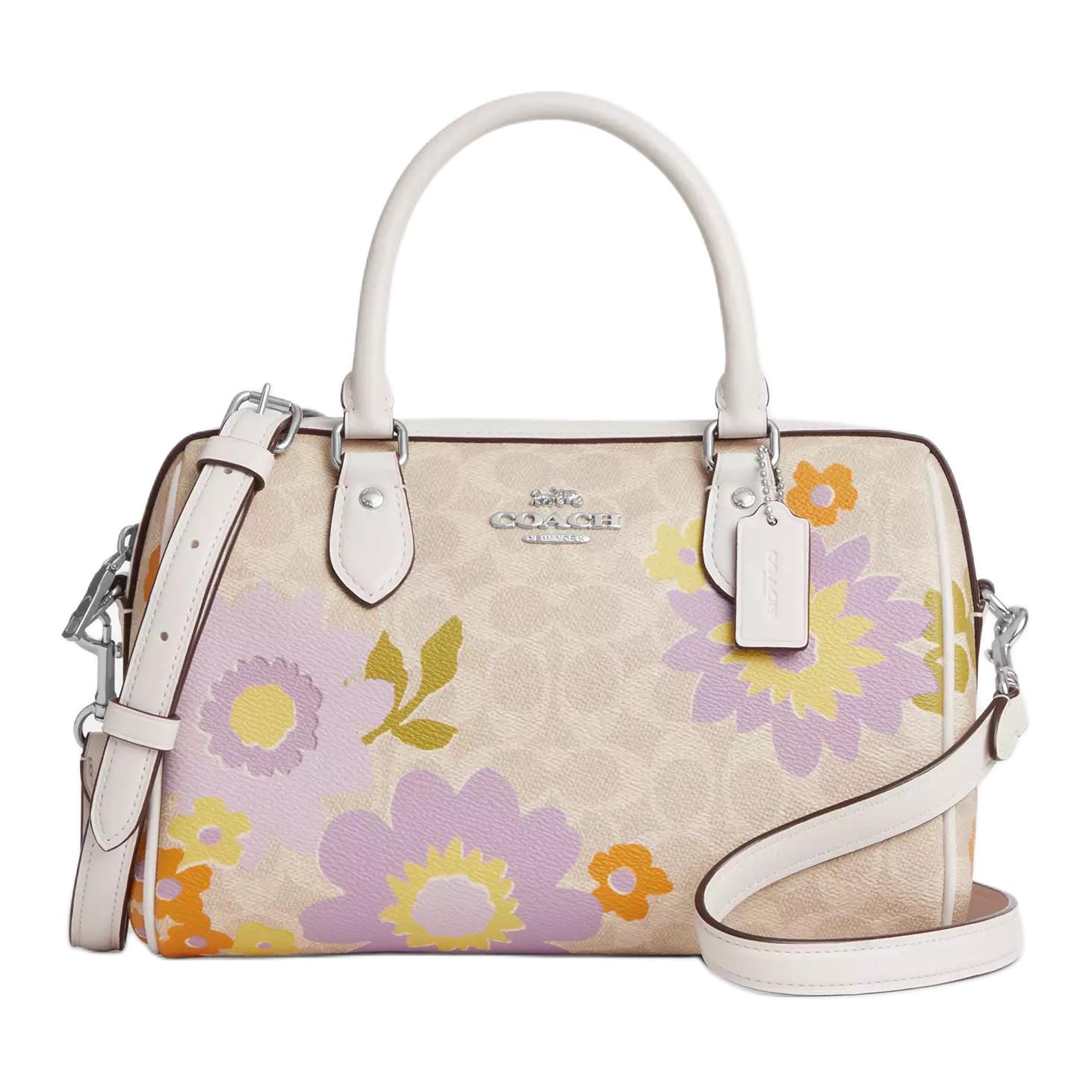 

COACH Сумка бостон из прорезиненной ткани