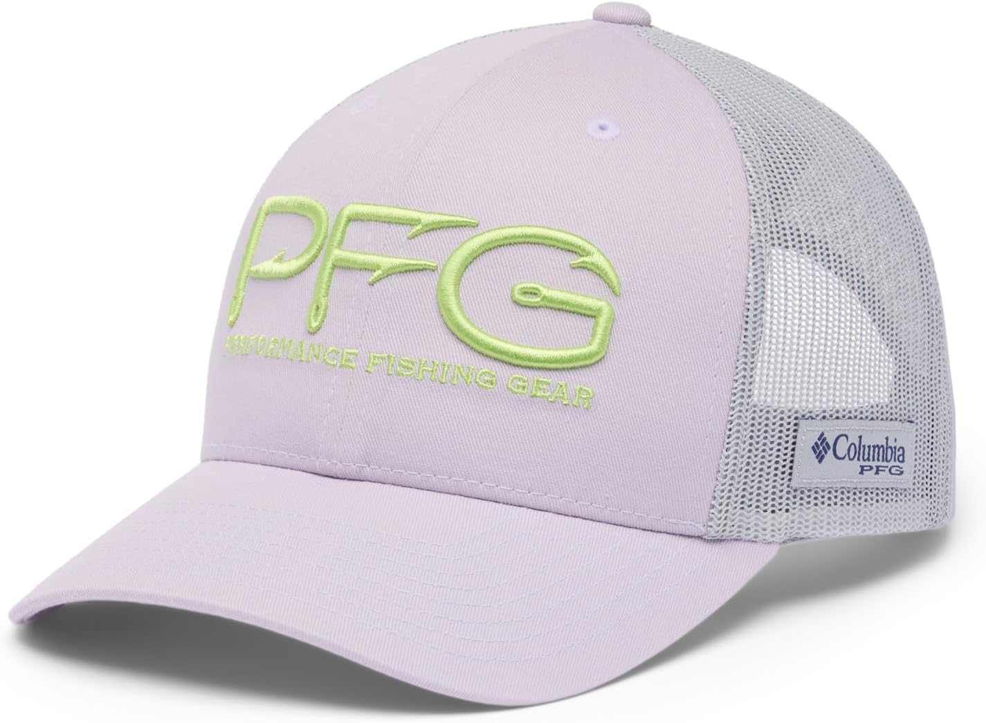 

Columbia Unisex PFG Fischflagge Mesh бейсболка - High Cap, Lavender Pearl