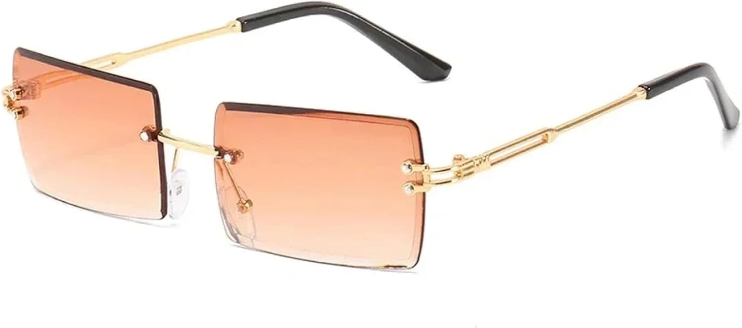 

Солнцезащитные очки с защитой от УФ-излучения UV400 | Без оправы с градиентным покрытием | Для женщин и мужчин | Для занятий спортом на открытом воздухе и вождения DSVIGF, 01 Tea