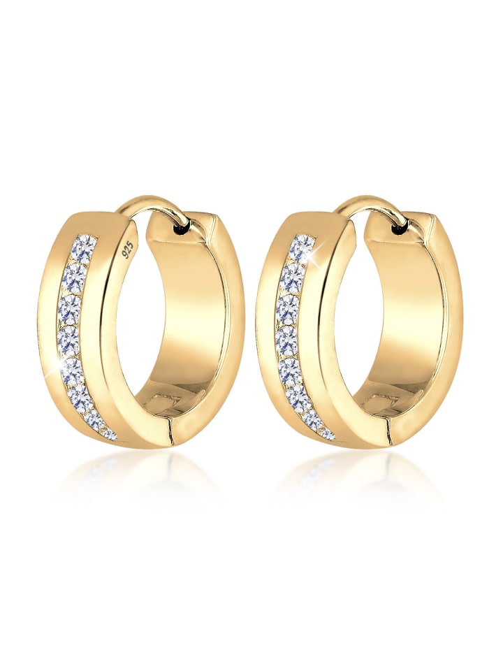 

Elli Серьги из серебра 925 пробы с золотым покрытием