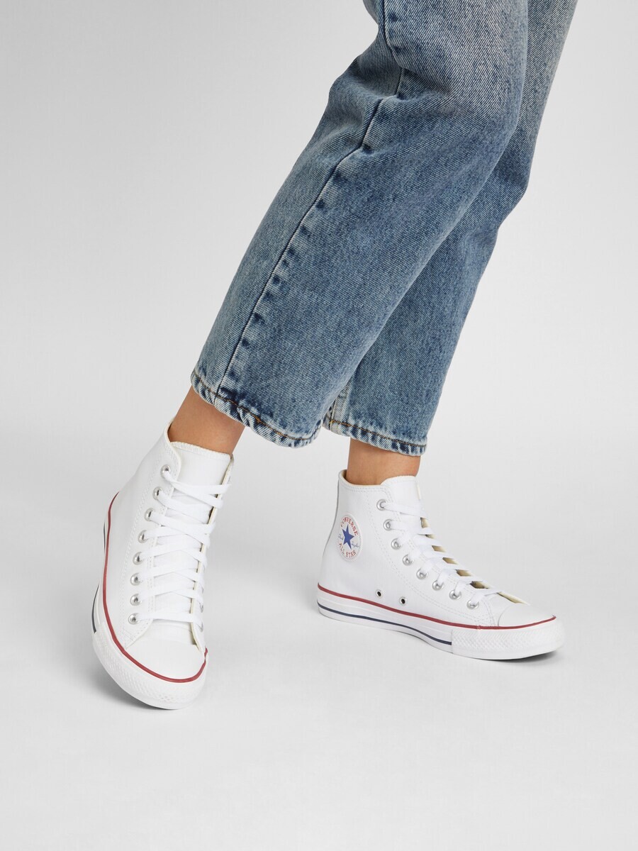 Высокие кроссовки Converse CHUCK TAYLOR ALL STAR CLASSIC HI LEATHER, белый — фото 2