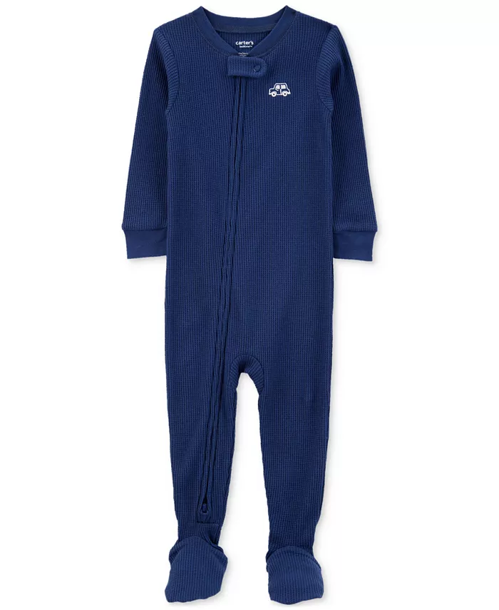 

Термокомбинезон с ножками для мальчиков Baby Boys 1-Piece Thermal Footed Pajamas Carter's, мультиколор