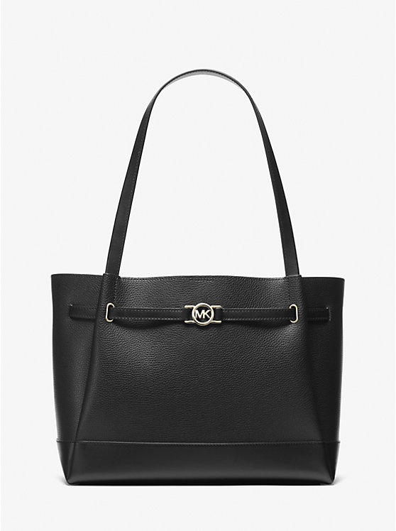 

Большая сумка-тоут Reed из шагреневой кожи Michael Kors, черный