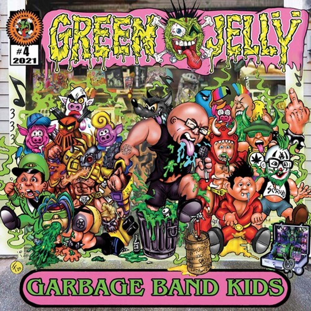 

Виниловая пластинка LP Garbage Band Kids [Green & Yellow Splatter Vinyl] - Green Jelly