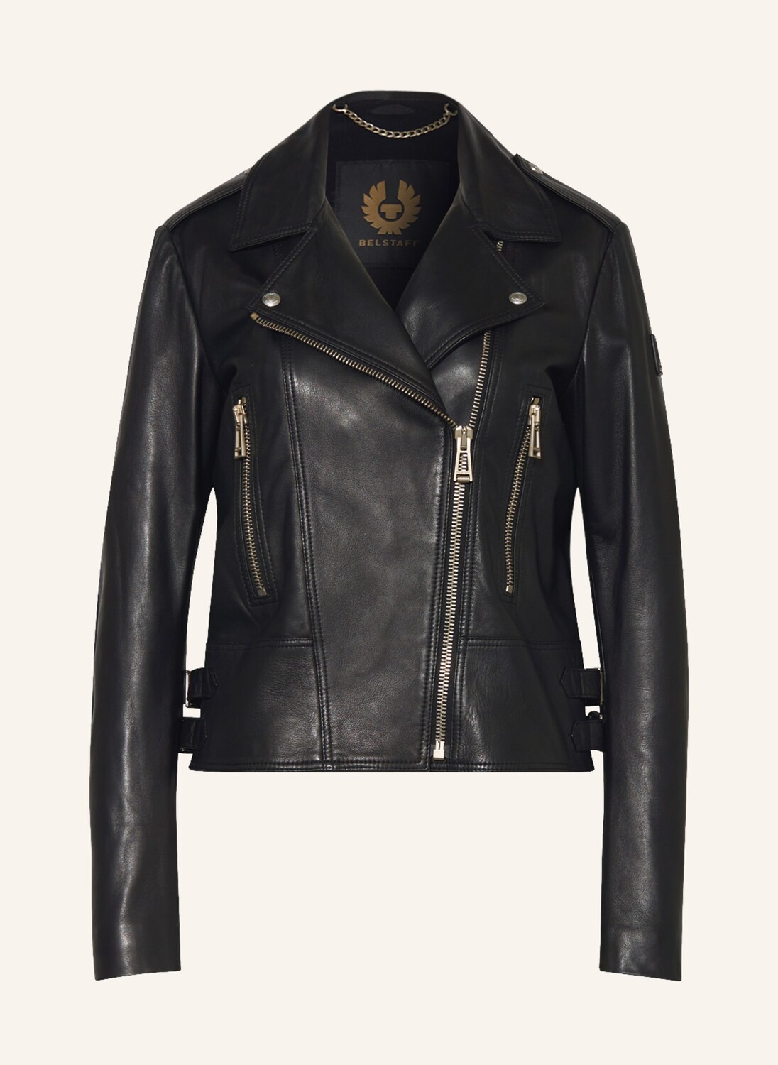 

Марианна кожаная куртка Belstaff, черный