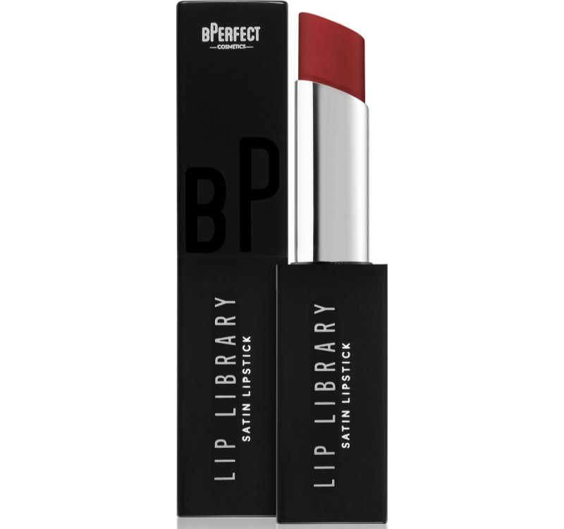 

BPerfect Lip Library Satin Creamy Lipstick Scarlet 3 г
