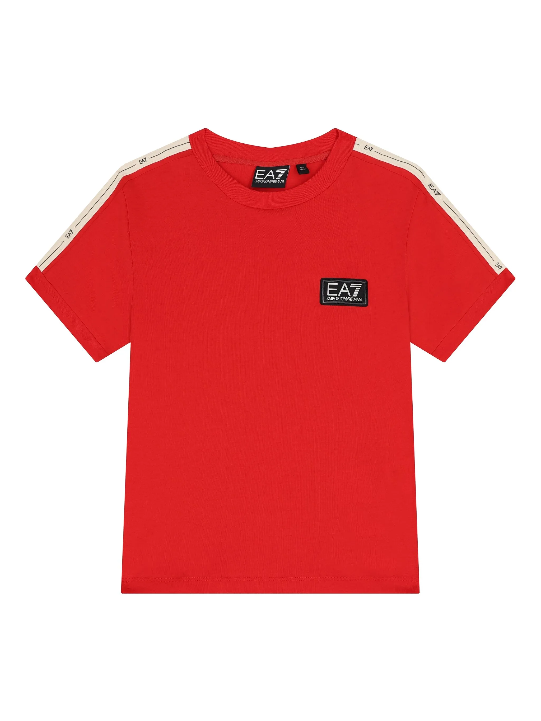 

Футболка с логотипом Emporio Armani Kids, красный