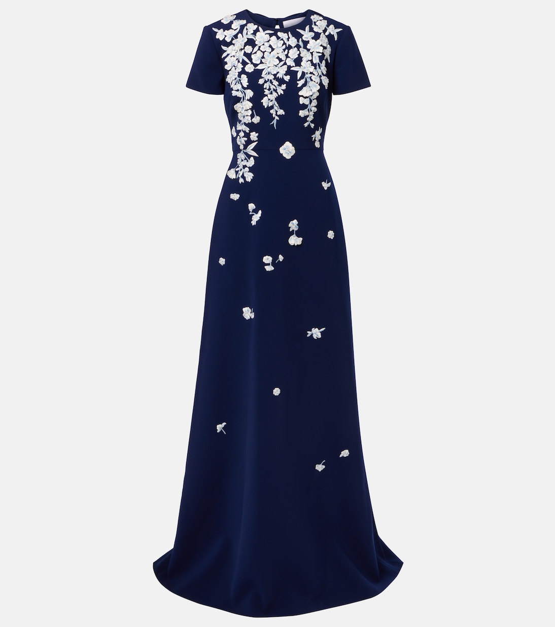 

Платье с вышитым бантом Carolina Herrera, Midnight Multi