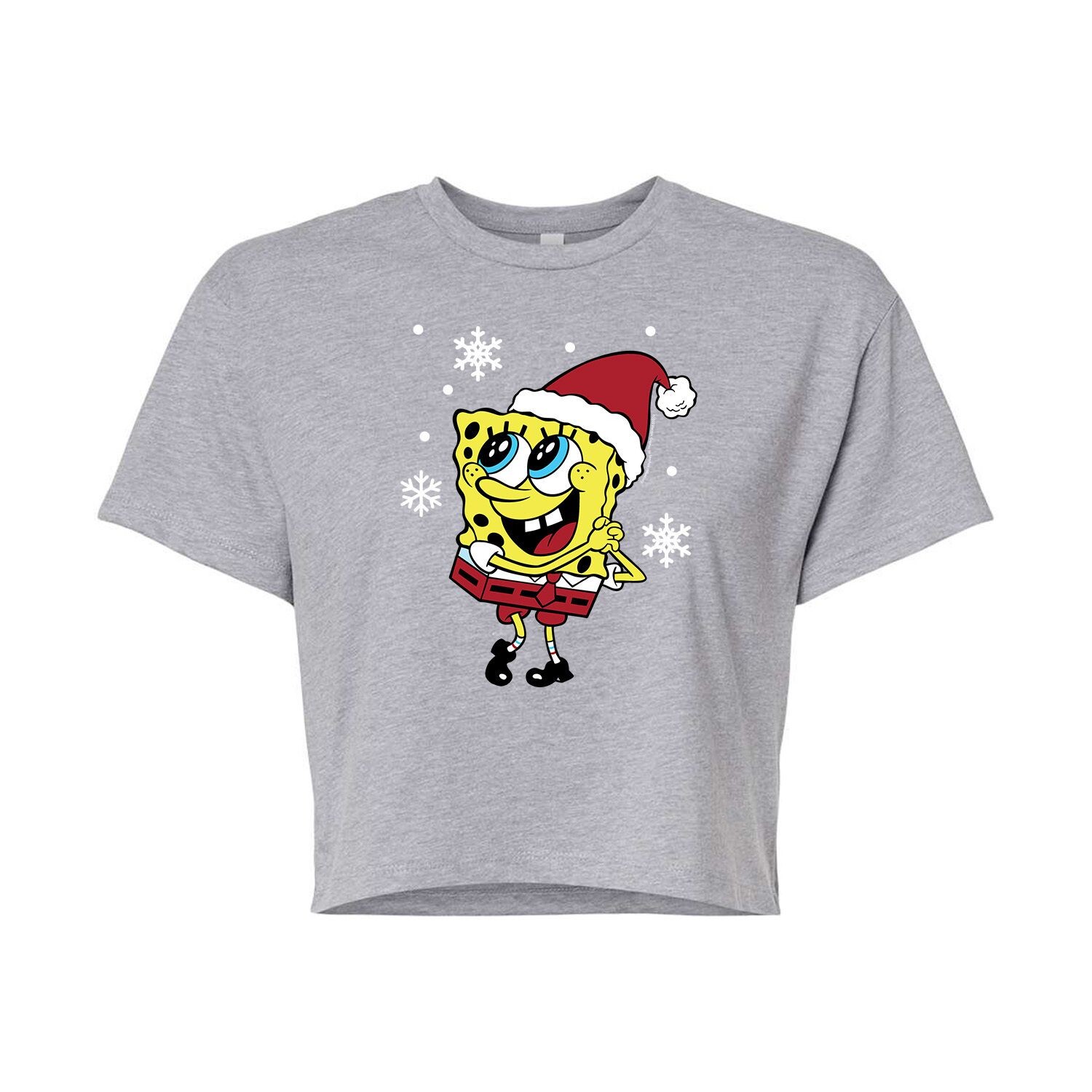 

Детская укороченная футболка «Губка Боб Квадратные Штаны» «Jolly Christmas» Licensed Character